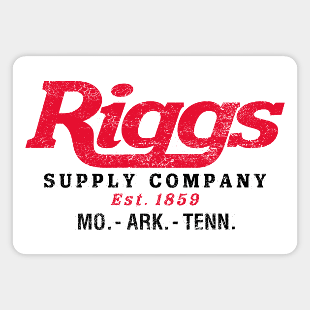 Riggs Supply Company (lt shirt) Magnet by rt-shirts